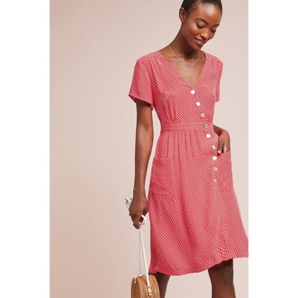 New Anthropologie Biarritz Wrap Dress by Maeve